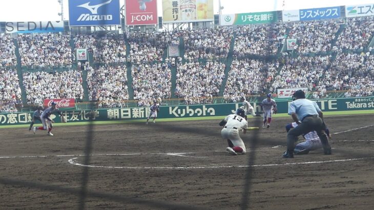 下関国際 大阪桐蔭からトリプルプレー!!(第104回全国高等学校野球選手権大会)