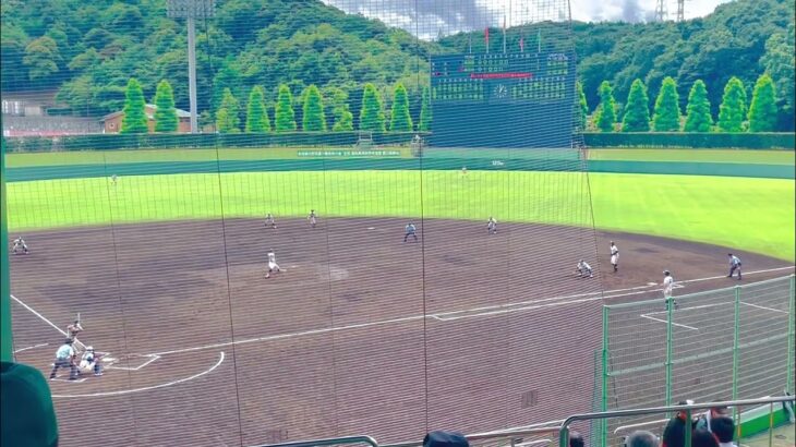 第104回全国高校野球選手権鳥取大会　倉吉総合産業-倉吉北　試合風景