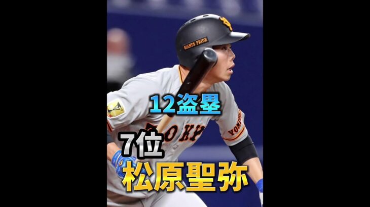 【プロ野球】2020年度セリーグ盗塁数ランキング！！