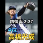 【プロ野球】2022シーズン防御率ランキング！！※9月現時点　両リーグ含めたらこうなる！！#shorts #プロ野球