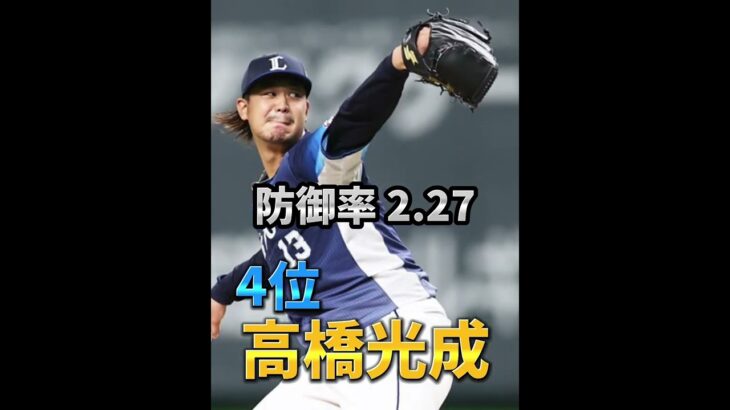 【プロ野球】2022シーズン防御率ランキング！！※9月現時点　両リーグ含めたらこうなる！！#shorts #プロ野球