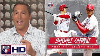 Mark Derosa reacts to Shohei Ohtani 10 K’s & no-hitter into 8th, Angels top A’s 4-2 | MLB Network