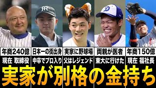 【御曹司】実家が金持ちすぎるプロ野球選手たち。あの選手の父親は大企業の創業者だった…