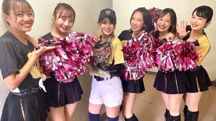 めいちゅんが捕れないプロ野球チア軍団の魔球！新たな野球女子が誕生。【栃木ゴールデンブレーブス】