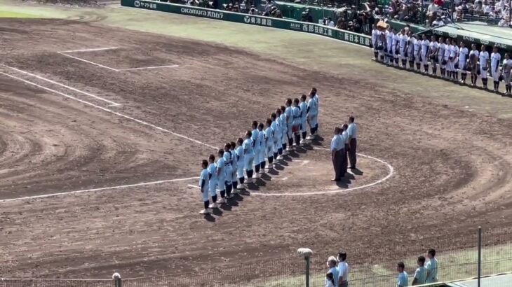 第104回全国高等学校野球選手権大会　準々決勝　近江対高松商　大阪桐蔭対下関国際　山田陽翔から浅野 翔吾がバックスクリーンのホームラン