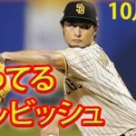 ダルビッシュ有が乗ってきた! ９者連続アウトで４回を無失点! 大ブーイング浴びせた敵地ＮＹのメッツファンは沈黙!!! 2022.10.08