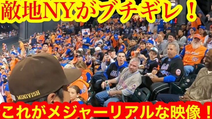 NY敵地でダルビッシュ選手が激闘！！NYファンがマジでキレる！これがリアルなアメリカ映像！ダルビッシュ選手が大活躍の裏でミニビッシュも奮闘！