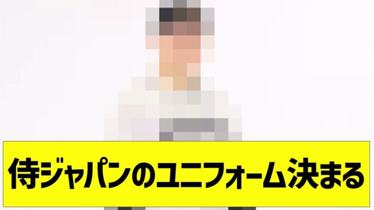 【朗報】侍ジャパンのユニフォーム決まる【なんJ反応】【プロ野球反応集】【2chスレ】