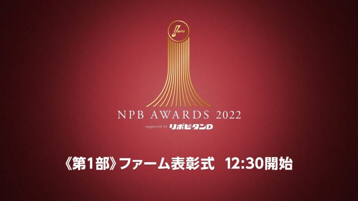 プロ野球年間表彰式「NPB AWARDS 2022 supported by リポビタンＤ」第一部