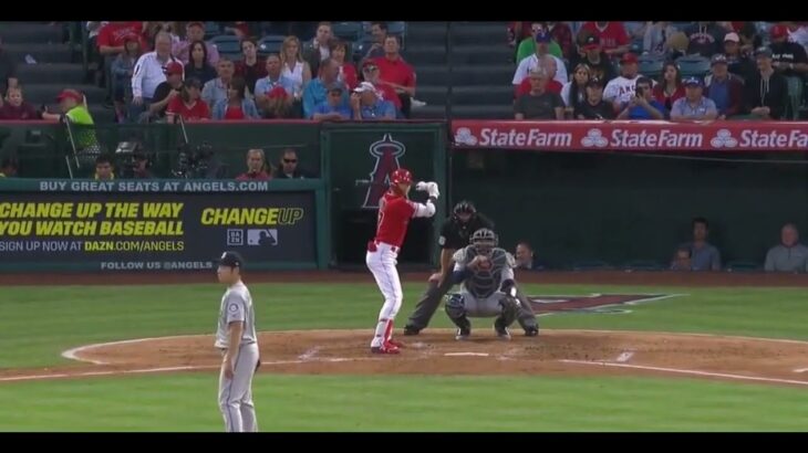 菊池雄星 大谷翔平をうちとる 大谷対菊池,  Shohei Ohtani vs  Yusei Kikuchi, MLB