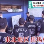 夏の甲子園で初優勝の仙台育英　新チーム初の全国大会に挑む