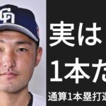 通算ホームラン数が1本の選手で1-9