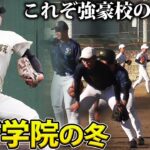 【量も質も伴う1日】2011年から10年連続で夏の甲子園出場！名門・作新学院の冬の練習に密着