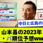 【セパ順位予想】山本昌の2023年セ・パ順位予想www 【なんJ反応】