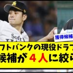 ソフトバンクの現役ドラフト、候補は大竹耕太郎ら4人。藤本監督の判断は？千賀滉大/柳田悠岐/嶺井博希らは除外【ホークス】