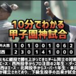 【甲子園神試合】関西 vs 京都外大西　ハイライト［87回選手権］