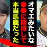 岡田監督「お前は●●だからもう2度と期待しない」岡田監督が高山俊選手を拒絶し続けている理由がヤバすぎた！打者として致命的な欠点を持つ高山が引き起こした球団を巻き込んだ緊急事態に一同驚愕！【プロ野球】