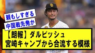 【朗報】ダルビッシュ、宮崎キャンプから合流する模様【野球】なんJ反応まとめ 【2chスレ・5chまとめ】