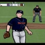 PS2　激闘プロ野球（fierce professional baseball）　水島新司オールスターズVSプロ野球　ヤクルト（新田）VS巨人（殿馬）OHD0094