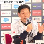 【WBC会見】栗山英樹監督、侍ジャパン一部メンバー12名発表！大谷翔平＆ダルビッシュ有について語る　『ワールド・ベースボール・クラシック（WBC）』記者会見