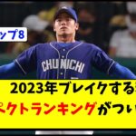 中日 根尾昂ら若手８人のプロスペクトランキングが発表。立浪監督も期待【中日ドラゴンズ】