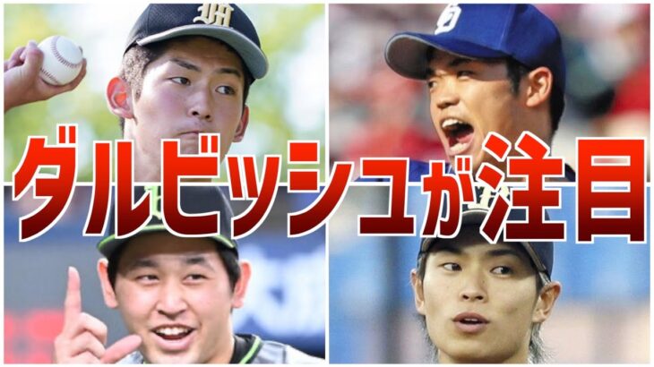 【注目】ダルビッシュが絶賛！現役メジャーリーガーに一目置かれた選手たち