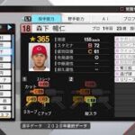 【プロスピ2020選手能力 / NPB PLAYER’S DATE】広島 18 森下暢仁選手 CARP MASATO MORISHITA