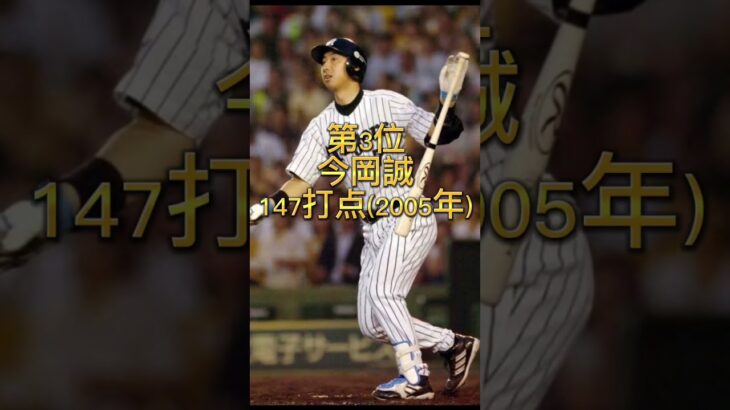 【プロ野球】通算シーズン打点ランキングTOP5 #shorts