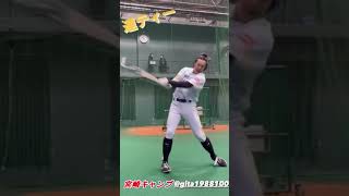 気迫の連ティーで汗を流すキャプテン柳田悠岐。#shorts 【福岡ソフトバンクホークス】