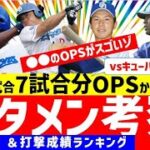 【キューバ戦まで】中日スタメン考察＆打撃成績ランキング【中日ドラゴンズ】