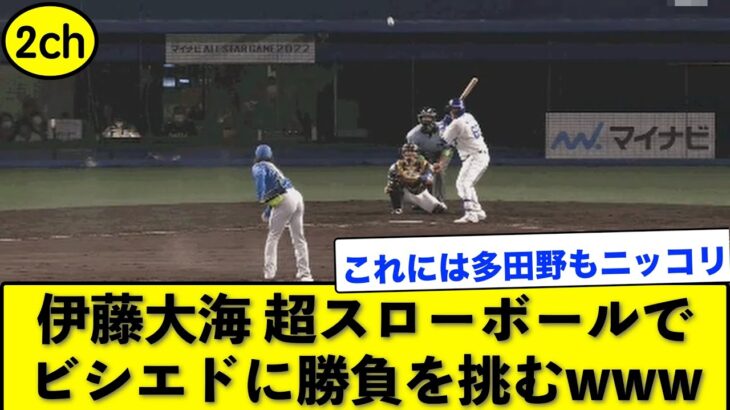 日ハム伊藤大海がオールスターで魔球を解禁