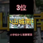 栃木県小山市の中学校野球部ランキング