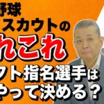 【巨人スカウト】ドラフトの指名選手はどうやって決める？プロ野球のスカウトってどんな動きをしている！？元スカウト部長に直撃！