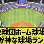 12球団ホーム球場の立地が神な球場ランキングwww【なんｊ反応】