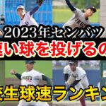 センバツ出場投手の球速ランキング！150キロ越えも！高校野球2023