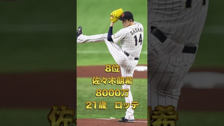 【2023WBC】日本代表投手年棒ランキング【前半】#野球