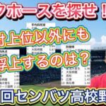 【ダークホース】を探せ！各ランキングから浮かび上がってきた、ダークホースをご紹介します【第95回センバツ高校野球大会】