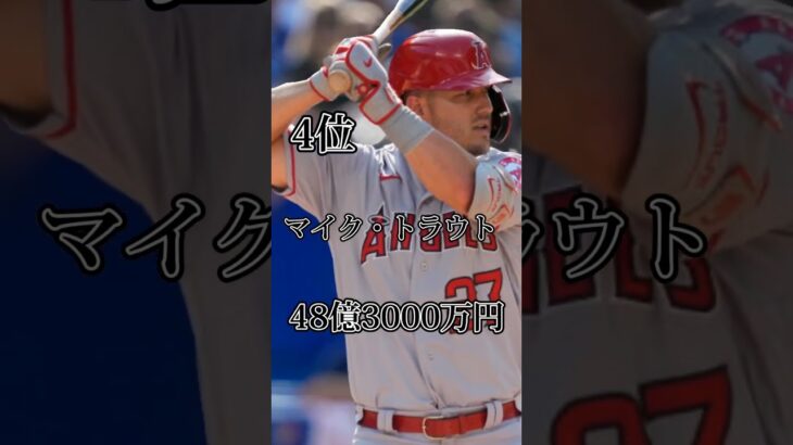 MLB年棒ランキング(2023)#野球 #mlb #大谷翔平