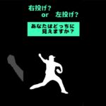 右投げ or 左投げ? #野球 #プロ野球 #Shorts