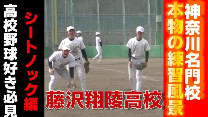 【野球部】これが高校野球のリアルな練習！《シートノック編》☆高校野球マニア☆必見の練習風景です！神奈川の名門校が行う練習とは？？