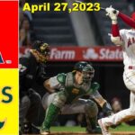 4月28日 ! 大谷翔平.エンゼルス vs アスレチックス ~MLB 2023