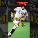 【ボルト超え⁉︎】プロ野球50m走タイムランキング#阪神タイガース #mlb #wbc #プロ野球 #大谷翔平 #読売ジャイアンツ #ダルビッシュ有 #柳田悠岐 #中田翔 #吉田正尚