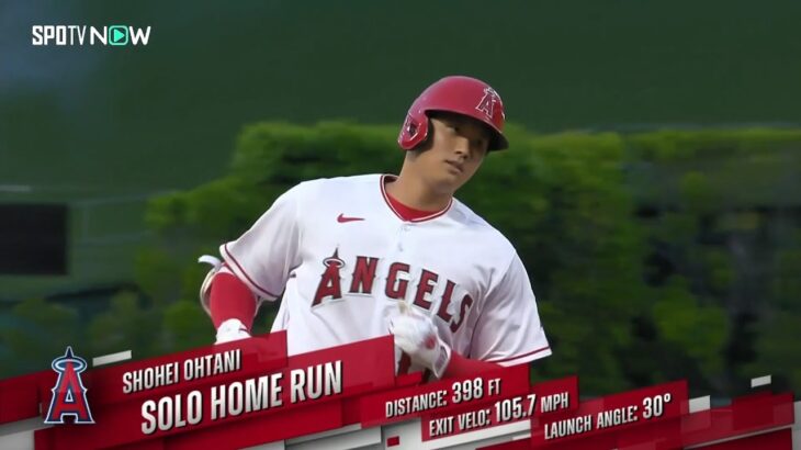 【大谷翔平 第12号HR!】3回裏, 4試合ぶりのソロHR! 5.25