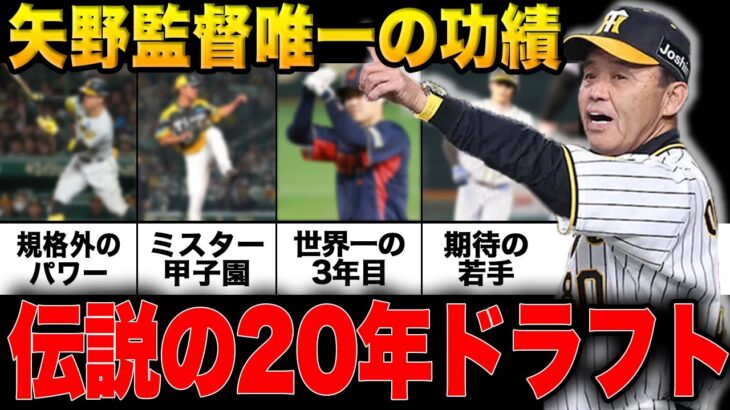 【大豊作】矢野前監督の最大功績！佐藤輝明を筆頭とした超大当たりの20年ドラフトについて解説！過去の豊作年も公開【プロ野球】【阪神タイガース】