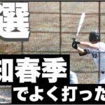 愛知県の2023年春季大会で打ちまくった高校球児【９選】