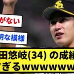 【半端ねえ…】柳田悠岐(34)の成績 すごすぎるwwwwwww【反応集】【プロ野球反応集】【2chスレ】【1分動画】【5chスレ】