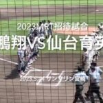 昨夏王者に宮崎ベスト8の鵬翔が挑むが大差の試合に、最後まで両チーム全力でした！？ら【2023 mrt招待高校野球 仙台育英vs鵬翔】#mrt招待高校野球#仙台育英#鵬翔#サンマリン#ハイライト