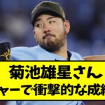 菊池雄星さん、メジャーで衝撃的な成績に…【なんJ反応】