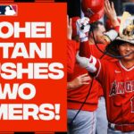 SHOHEI OHTANI IS RIDICULOUS!! He DESTROYS not one but TWO home runs!!