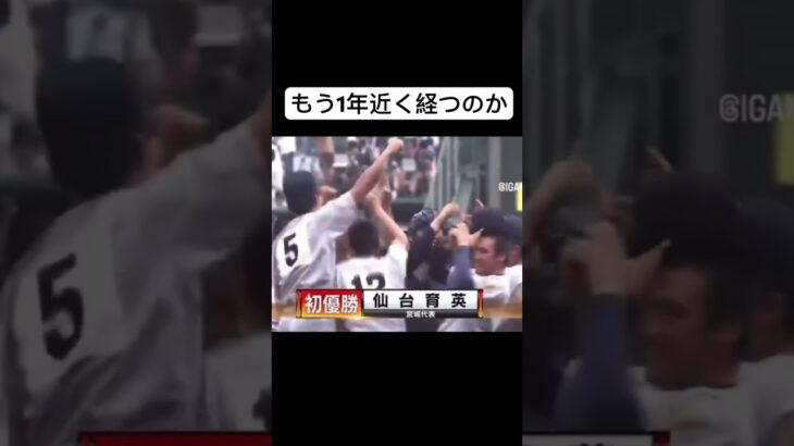 第104回大会ファイナル 9回裏 #shorts #short #高校野球 #甲子園 #仙台育英 #下関国際 #決勝 #夏の甲子園